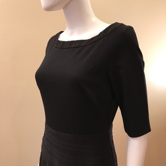 Sangria Black Dress Fit & Flare Sparkles - Picture 11 of 14